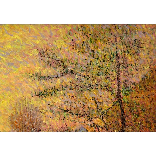 Jean Vollet, The River Eure, The Quarter of Chartres, Oil Painting, 1970s For Sale - Image 7 of 18