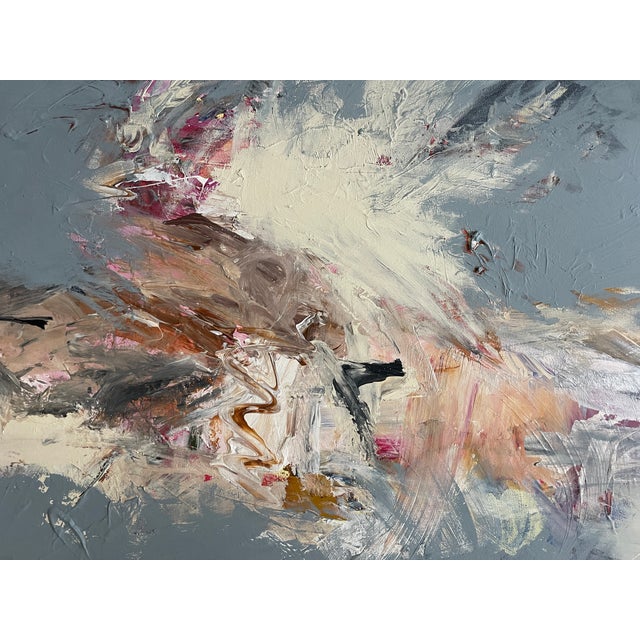 Where the Light Breaks - Original Acrylic Painting on Canvas by Artist Heather Dawn Batchelor For Sale - Image 10 of 12