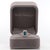 Modern London Blue Topaz Ring With Earth Mined Diamond Accents: Solid 14k Gold, Size 6.75 For Sale - Image 3 of 8