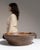 Early 20th Century France Chocolate Ceramic Serving Bowl For Sale - Image 12 of 15
