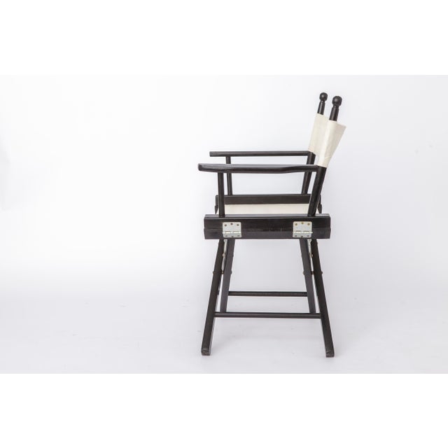 Wood Vintage Directors Chairs in Beech, 1970s, Set of 2 For Sale - Image 7 of 11