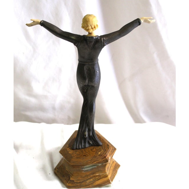 1990s Deco/Modern Figurine Marble base For Sale - Image 18 of 18