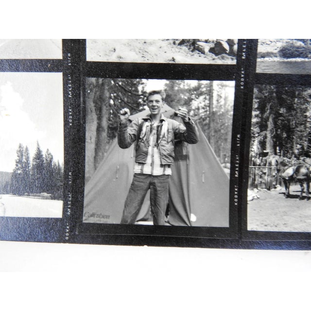 American Vintage California Fishing Camping Contact Sheet Photographs For Sale - Image 3 of 5