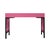 Wood Swirl Writing Desk - Pink For Sale - Image 7 of 9