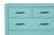 Coastal Bermuda Four-Drawer Chest - Turquoise For Sale - Image 3 of 5