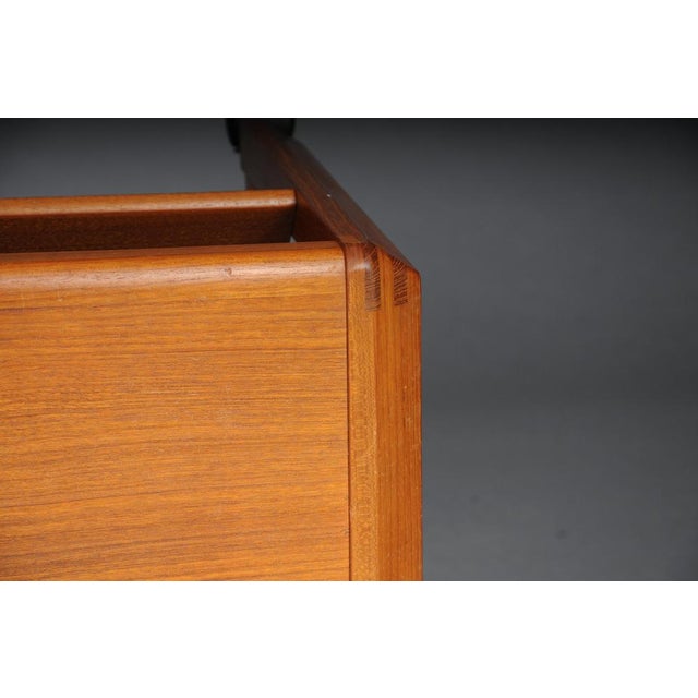 Newspaper Table with Rack by Aksel Kjersgaard, 1970s For Sale - Image 10 of 12