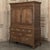18th Century Georgian Period English Oak Linen Press For Sale - Image 4 of 18