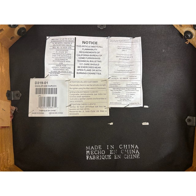 Cross Island Dining Chairs by Ashley Furniture - Set of 4 For Sale - Image 11 of 11