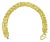 Multi Link 24 Karat Pure Yellow Gold Solid Bracelet, 15.4 Gm, Unisex , 7 INCH For Sale