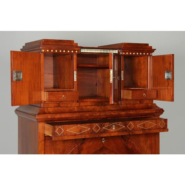 Danish Biedermeier Secretary with Secret Compartments, 1830 For Sale - Image 9 of 18