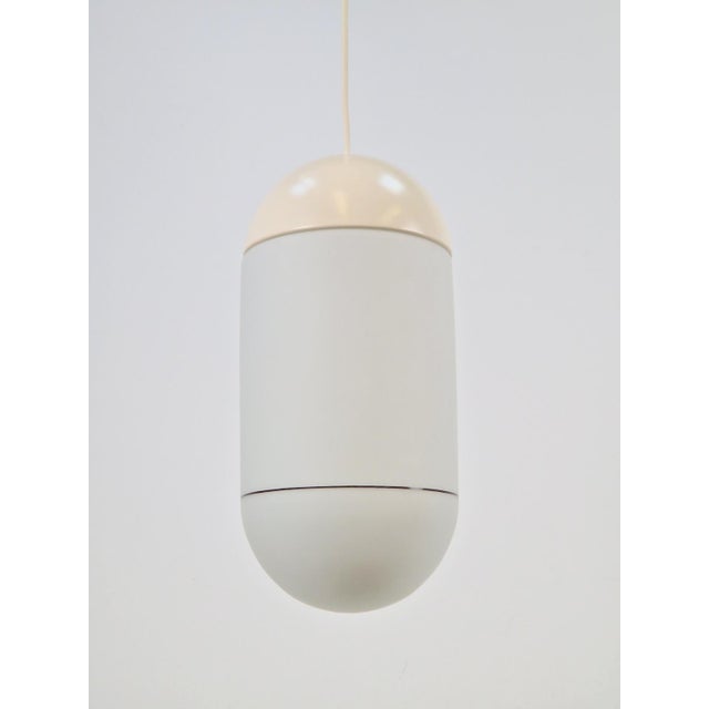 Vintage Pill Pendant Lamp in Milk Glass from Peill & Putzler, Germany, 1960s For Sale - Image 9 of 15