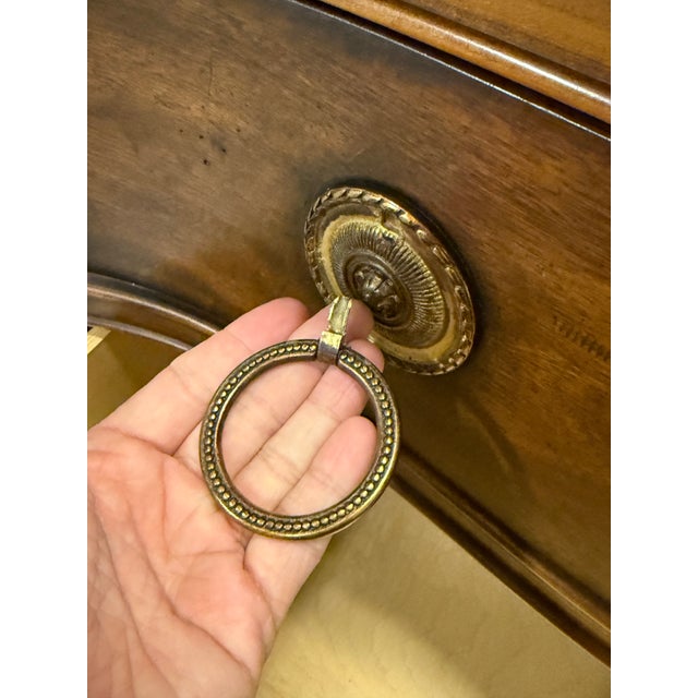 Century Furniture Marble-Top Serpentine Buffet For Sale - Image 9 of 12