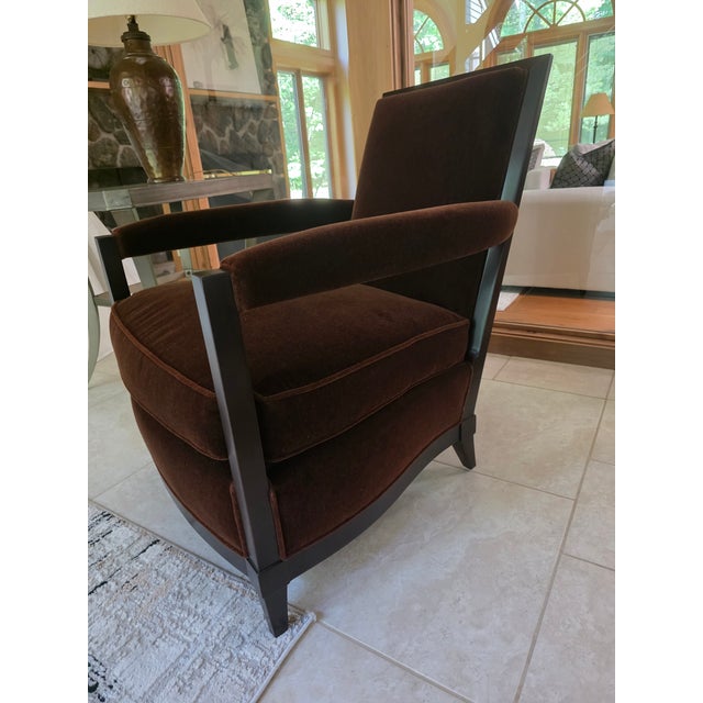 Donghia Panama Fauteuil Chairs (2) For Sale - Image 10 of 13