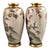 Japanese Early Showa Satsuma Vases by Manpei, Kobe, 1930s, Set of 2 For Sale - Image 3 of 12