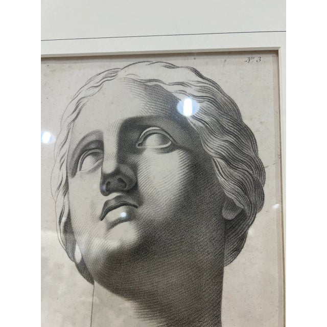 Mid 19th Century Antique French Engraving With Gilt Wood Frame. For Sale - Image 5 of 6