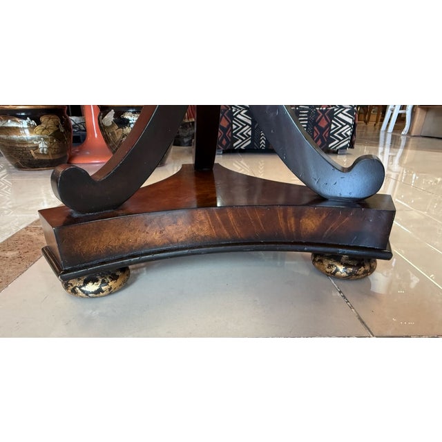 Auburn Royal Ring Side Table Monarch for Century For Sale - Image 8 of 10