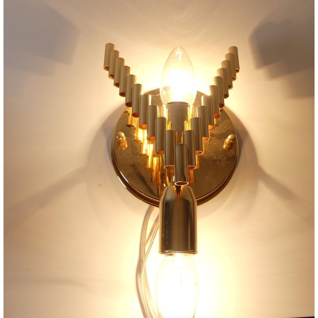 Tubular Crystal Glass Wall Lamps from Venini, Italy, 1970s, Set of 2 For Sale - Image 9 of 11
