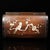 Vintage Huali Wood Jewelry Box With Mother-of-Pearl Bird & Floral Inlay and Brass Hardware For Sale In Los Angeles - Image 6 of 9