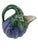 Mid century purple eggplant pitcher. Hand painted ceramic pitcher for decor or use! A fun piece! No markings