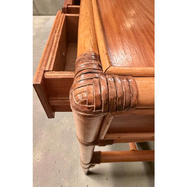 Wood Bedside Tables from DUX, Sweden, 1960s, Set of 2 For Sale - Image 7 of 12