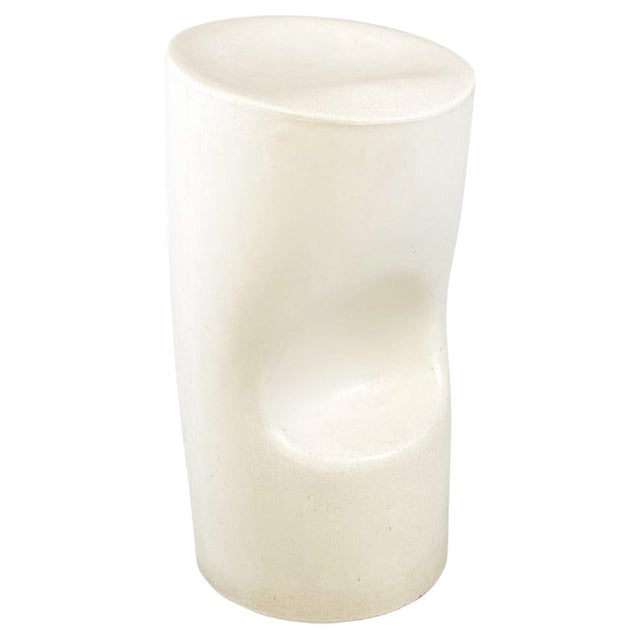 Post Modern Italian White Plastic Stool Tokyo Pop by Yoshioka Driade, 2000s For Sale