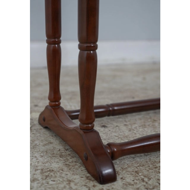 Wood Bombay Co Cherry Finish Quilt Rack For Sale - Image 7 of 12