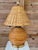 Gabriella Crespi Vintage Pencil Rattan Table Lamp With Crab Finial & Woven Shade For Sale - Image 4 of 12