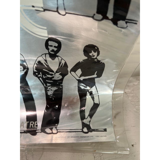 1970s A Chorus Line Broadway Poster Shubert Theatre Foil First Edition For Sale - Image 5 of 11
