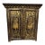 Chinoiserie Gilt Black Small Cabinet For Sale