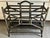 Chinoiserie Painted Black & Gold Steel Faux Bamboo Magazine Rack For Sale In Los Angeles - Image 6 of 6