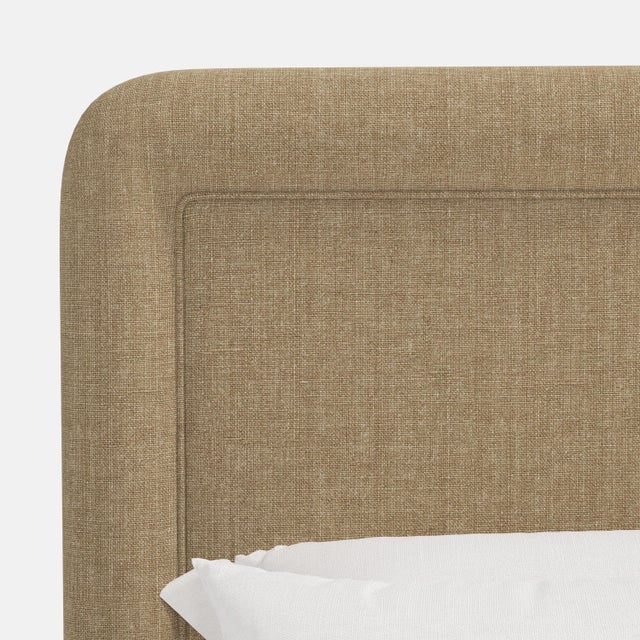 Cloth & Company Stoffer Home x Cloth & Company Marisa Platform Bed in Relaxed Linen Burlap - California King For Sale - Image 4 of 6