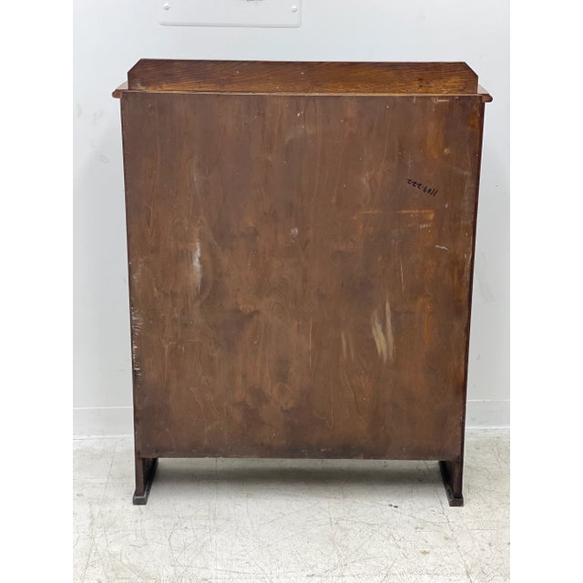 Wood Vintage Traditional English Book Case Uk Import For Sale - Image 7 of 8