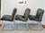 1970s Suede and Chrome Cantilever Dining Chairs in Moss Green Attributed to Roche Bobois-Set of 6 For Sale - Image 9 of 17