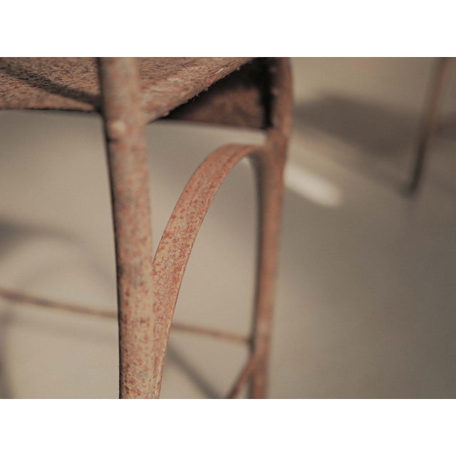 Riveted Steel and Patinated Sheet Metal Chairs, 1920, Set of 2 For Sale - Image 15 of 18