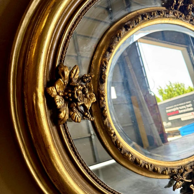 This breathtaking oval mirror is a true showstopper, designed to recreate the opulence of classic European interiors. Its...