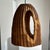 Brown Large Pendant Light in Natural Organic Tubular Teak, 1980s For Sale - Image 8 of 11