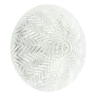 Geometric Glass Wall Light from Limburg, Germany, 1970s For Sale