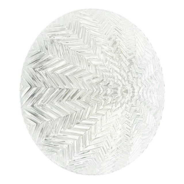 Geometric Glass Wall Light from Limburg, Germany, 1970s For Sale