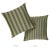 Contemporary Schumacher Hanson I/O Stripe 18" Pillow In Green For Sale - Image 3 of 5