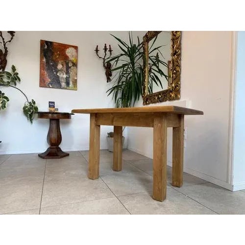 Rustic Country-Style Table, Dimensions: Height x Width x Depth 80 x 120 x 80 cm. For sale is a rustic table made of solid...