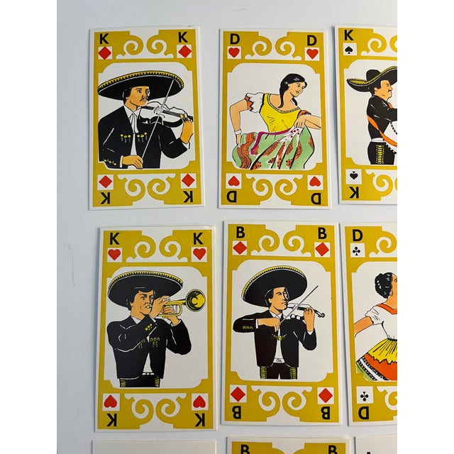 Illustration 1982 Siegfried Heilmeier Mariachi Deck Set/19 For Sale - Image 3 of 9