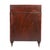 Early 19th Century American Neoclassic Mahogany Demilune Dressing Stand on Brass Castors, 1830 For Sale - Image 5 of 15