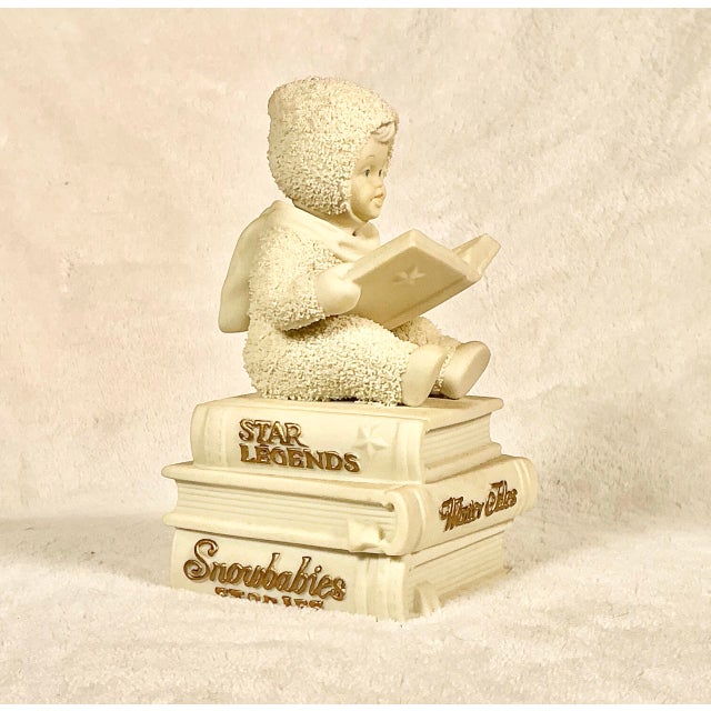 White Vintage Dept 56 Snowbabies "Once Upon a Time" Musical Figurine Boxed 1996 Retired For Sale - Image 8 of 12