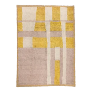 2010s Color Block Moroccan Rug, 08'11 X 11'10