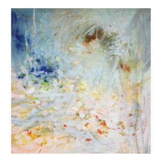 "Jack Grew Only Beans That Glowed" Original Contemporary Abstract Painting by Mel Rea For Sale