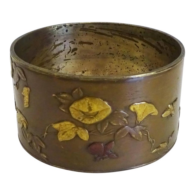 Antique Japanese Mixed Metal Napkin Ring Chairish