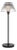 Waterford by Visual Comfort Signature Blaze 16" Rechargeable Table Lamp in Bronze with Clear Crystal For Sale