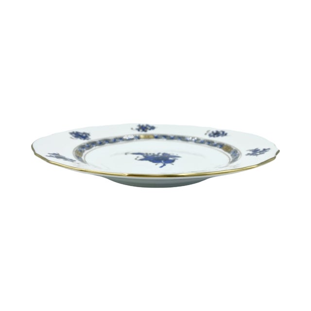 Herend Chinese Bouquet Black Sapphire Salad Plate - 7.5" For Sale In Washington DC - Image 6 of 9