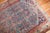 Textile Antique Distressed Aqua Blue Malayer - 4'9" x 5'11" For Sale - Image 7 of 7
