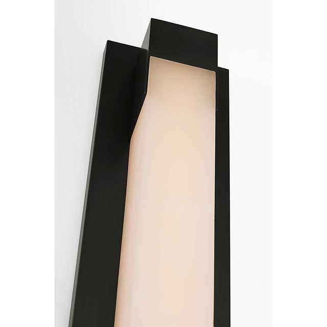 Modern Kelly Wearstler for Visual Comfort Signature Covet 26" Bracketed Bath Light in Bronze with Alabaster For Sale - Image 3 of 8